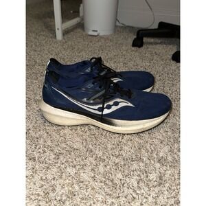 Saucony Triumph 20 Running Shoes in Twilight Blue Black Men's Size 12.5 Sneakers